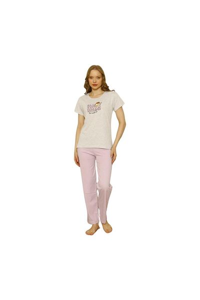 Özlem 4002 Model Short Sleeve Pajama Set