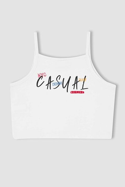 MYADA New Season Nyc - Casual Active Printed Crop Top Girl 13532