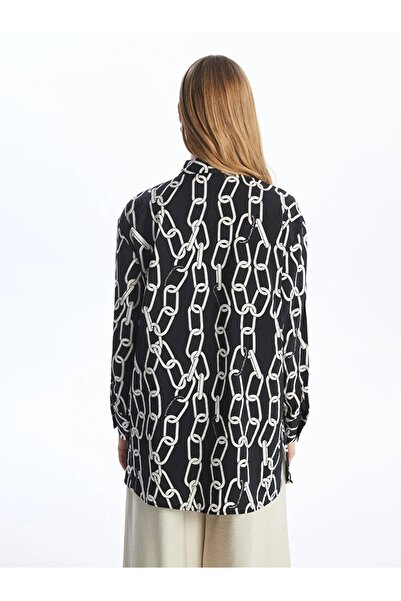 LC Waikiki LCW Modest - Γυναικείο πουκάμισο με στάμπα