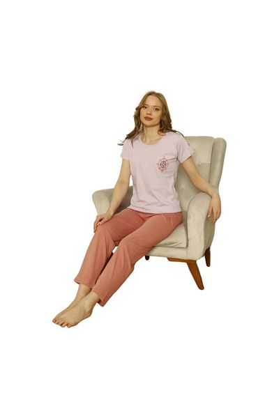 Özlem 4009 Model Short Sleeve Pajama Set