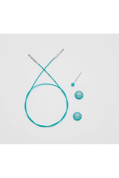 BALIM ÖRGÜ EVİ KnitPro Colecția Mindful - 360 °   Cablu pentru frigărui conve...