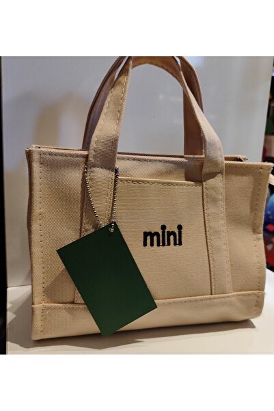 bundle island Γυναικεία τσάντα χειρός και ώμου από καμβά - Mn