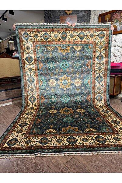 Rustikev El Dokuma Afgan Şehrazat Halısı 211x313