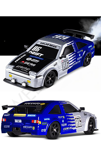 welcomein Oyuncak 2.4 GHZ Uzaktan Kumandalı Şarjlı 1:16 4X4 Buhar Atan Sesli ve Işıklı Drift ve Yarış Arabası