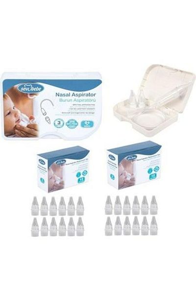 Sevi Bebe 421 Nasal Aspirator - 12 Spare Tips