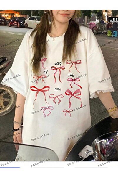 Adrift Tricou oversize unisex cu imprimeu cu stele