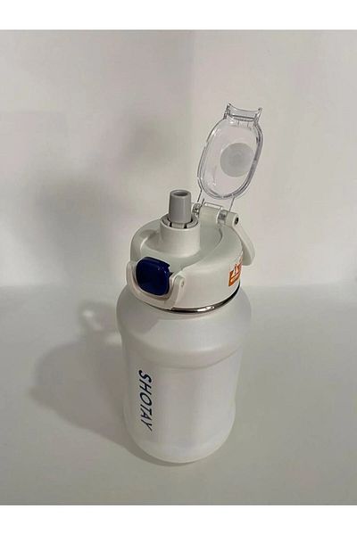Decorland 720 ml Water Bottle - With Steel Straw