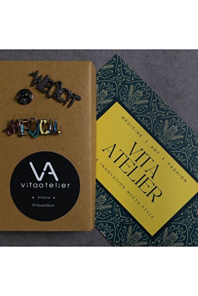 Vita Atelier Doktorlara özel tasarım broş 6 - tıp fakültesi