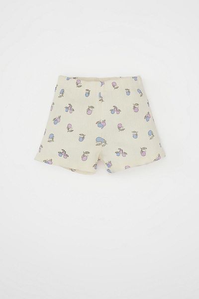 DeFacto Fruit Patterned Short Sleeve Baby Girl Pajamas Set - C3481A524HS