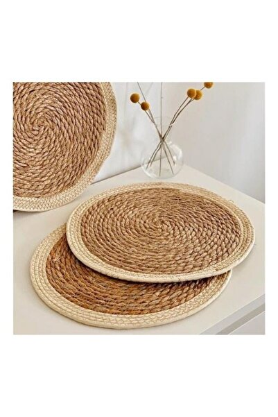 Takaz Global Bambu Hasır Amerikan Servis 6 lı Set