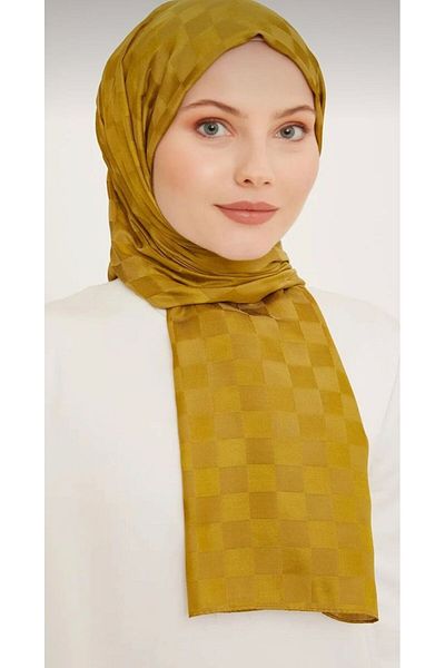 Armine Diamond Shawl - Checkerboard Design