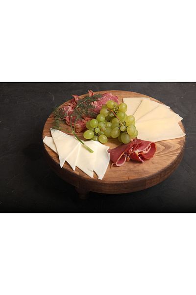SAMMWOOD Footed Decorative Wooden Presentation - Wooden Stand