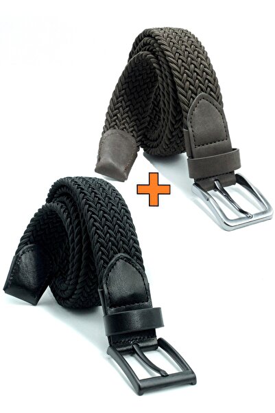 Pino44 2 τεμάχια ελαστικής ζώνης πλέγματος πλάτους 3,5 εκ. - για σορτς και ζώ...