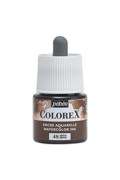 Pebeo Colorex Suluboya Mürekkebi 45ml  48 Sepya