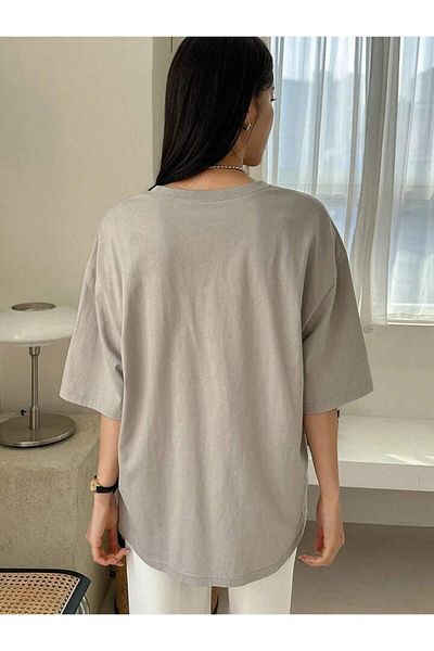 AFROGİYİM Nothing For Nothing Γυναικείο μπλουζάκι Oversize με στάμπα