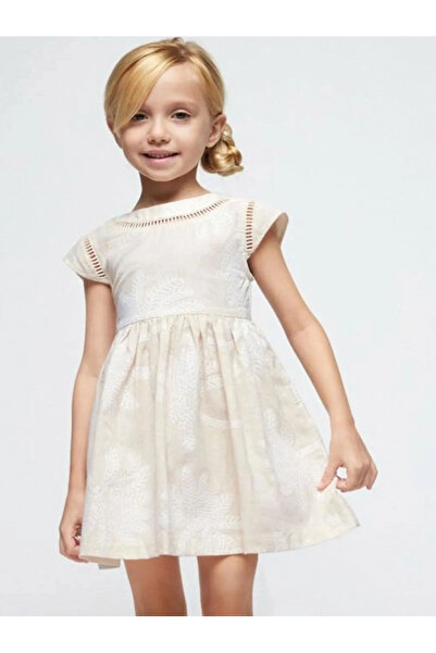 MAYORAL KIZ ÇOCUK KETEN ELBİSE