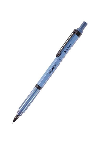 Adel Blackline Mechanical Versatil Pen - 0.7 Mm Point, Metallic Blue