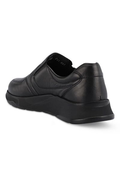 Forelli Pantofi confortabili din piele neagră pentru bărbați TOLA-G