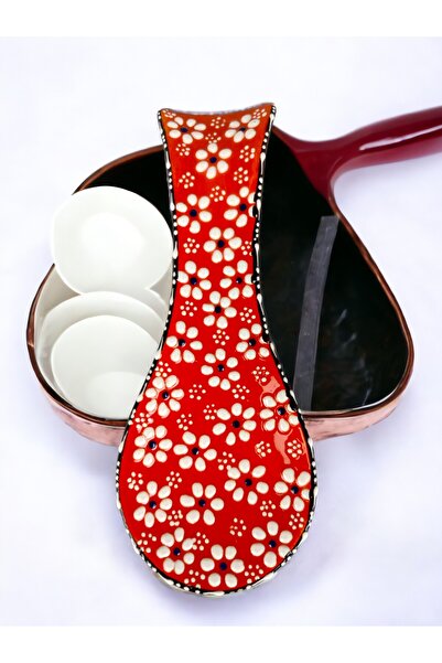 qtahya homes queen of kütahya Authentic Lace - Tile Spoon Holder with Daisy P...