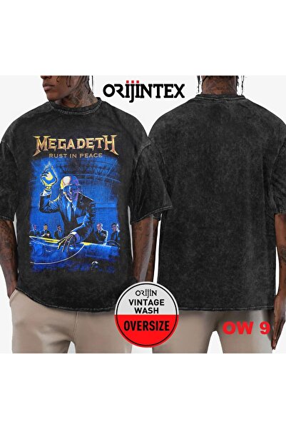 Orijin Tricou Megadeth lavabil supradimensionat