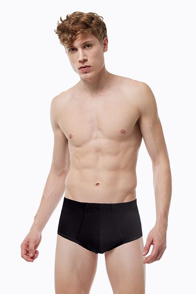 Malabadi Ανδρικό Modal Rib Slip - Μαύρο 906