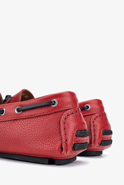 Valmenti Чоловічі мокасини Veronique - червоні, натуральна шкіра