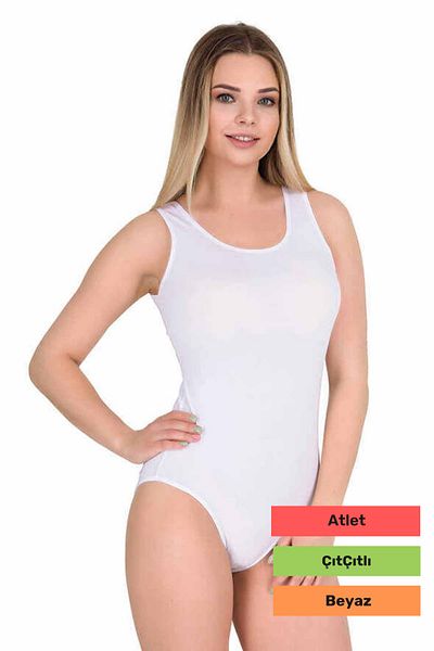 VARESSA Premium Series - Stylish and Comfortable Women's Undershirt, Snap-On Badi, White with Wide Straps and Hooks