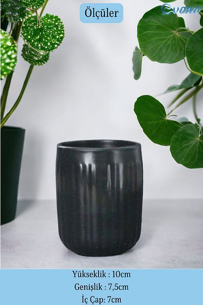 Evene Countertop Spoon Rack Decorative Upright Spoon Rack Cylinder Spoon Rack Black Color Model 11