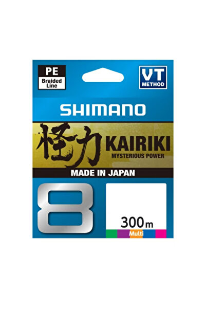 Shimano Kairiki 8 300m 0.160mm/10.3kg Multi Color Örgü Ip Misina