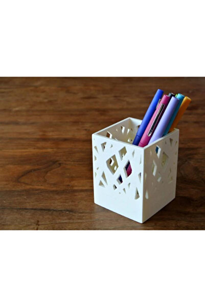 BYD3DTEKNO حامل أقلام بتصميم هندسي، حامل أقلام بتصميم أنيق، مقلمة، حافظة متعد...