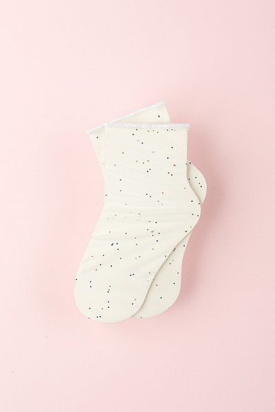 Banamio Colorful Glitter Printed Tulle Socks for Girls
