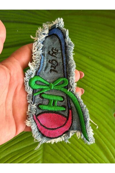 Gönülden Tasarım PANTOF JEANS 15X7 CM - ACCESORIUL DE ÎMÂNĂ ARMADİKİŞ