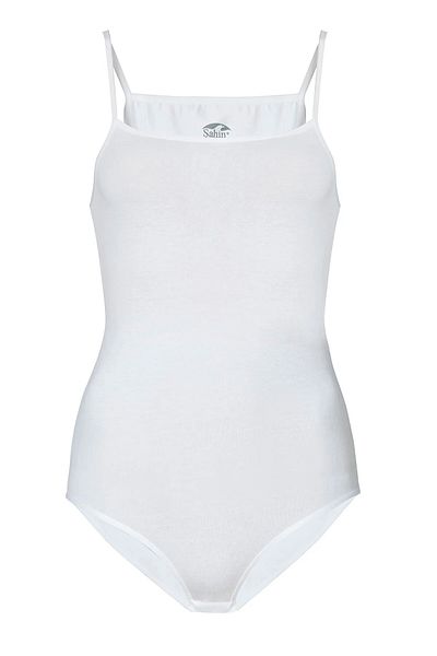 Şahin Rope Strap Lycra Snap Women's Bodysuit - 95% Cotton 5% Lycra 6 Pieces