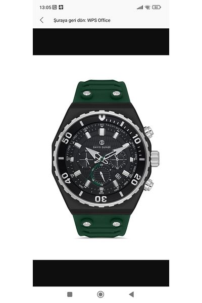 DAVID GUNER MAN WATCH