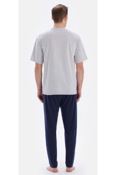 Eros Pijama Ανδρικό ριγέ κοντομάνικο σετ πιτζάμες - Νέα σεζόν