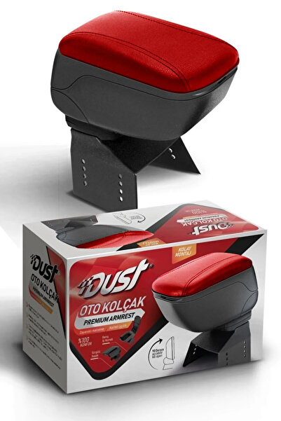 Genel Markalar Tiger Marketing Dust Universal Oto Kolçak Kol Dayama Kırmızı