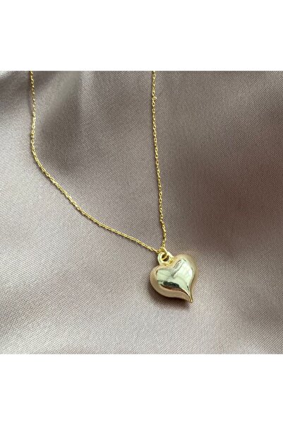 Generic Brand Women's Curved Heart Necklace