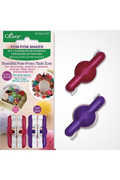 Clover Ponpon Yapma Aparatları 3127, Ekstra Küçük Boy