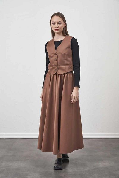 Mevra Fit Coffee Vest