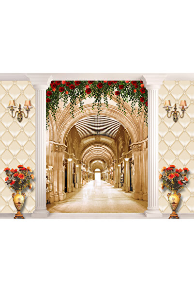 umut gergi tavan SÜTUN TEMALI TEK PARÇA DUVAR KAĞIDI