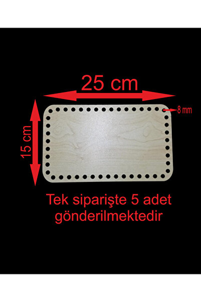 ASUDE HEDİYELİK Drvena posuda za kremu 25x15 cm 5 komada Bambus posuda za ple...