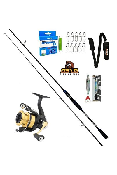 daiwa RS 4000 Oslo Legend 270cm 7-40gr 8 Örgü Spin Olta Seti