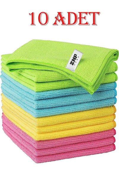 Znp Home Terry Microfiber 10-пакет серветок для чищення - 40x40 Кухня Підлога...