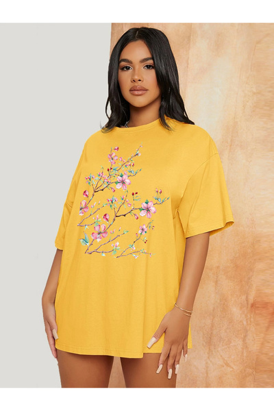 GALASHOP Kısa Kollu Tee Top Fashion Tişört Model 442