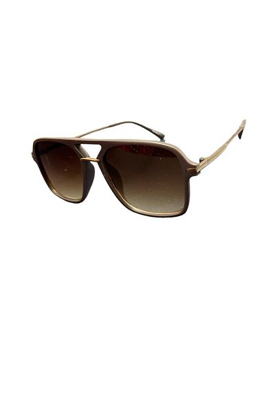 Silvio Monetti UV400 Unisex Sunglasses - Brown Degrage615276