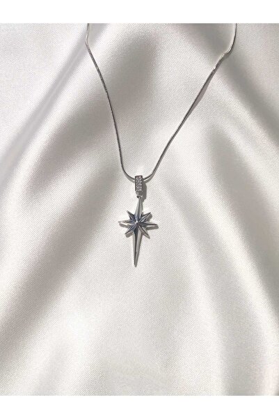 Evorya Kadın Paslanmaz Çelik Kutup Yıldızı Kolye
