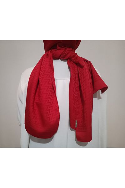 Levidor Blue Jacquard Shawl