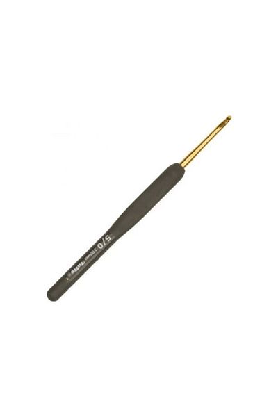 Tulip Μαύρη μαλακή λαβή 3 mm 14 cm μάλλινο κολάρο