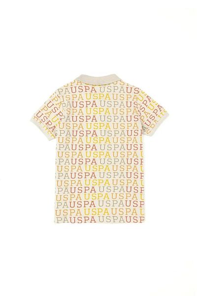 U.S. Polo Assn. Tricou cu gât polo pentru băiat