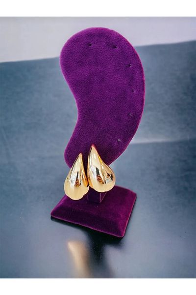 zeynep Z&D Accessory - Xuping Rose Gold Water Drop Trend Non-Tarnish Earrings